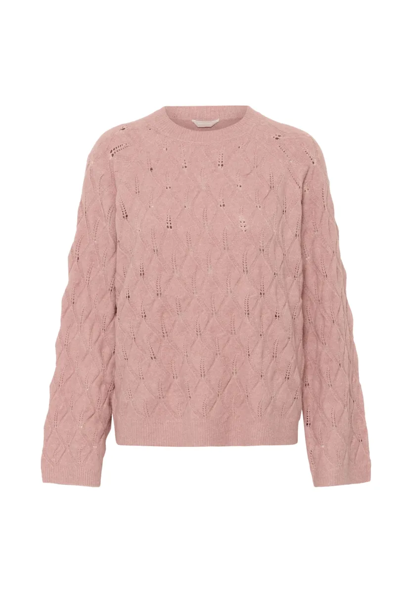 MADELYN - Strickpullover - dusty rose melange