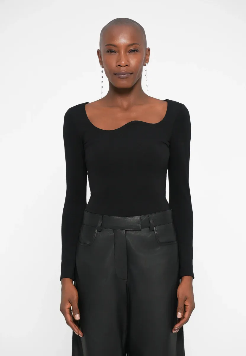 MADEMOISELLE BODYSUIT  THONG - Langarmshirt - black