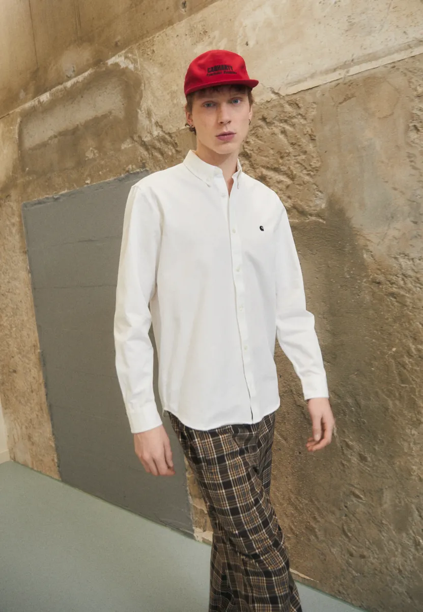 MADISON - Hemd - white/black