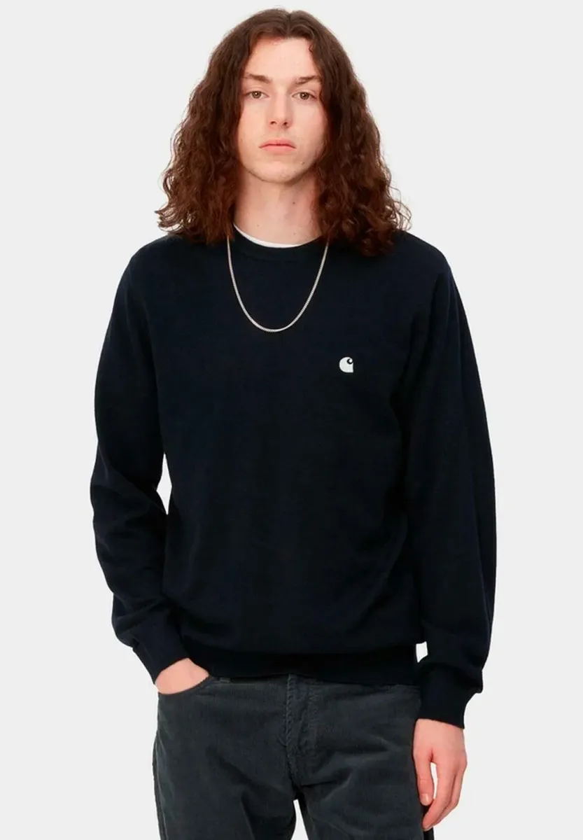 MADISON - Strickpullover - dark navy wax