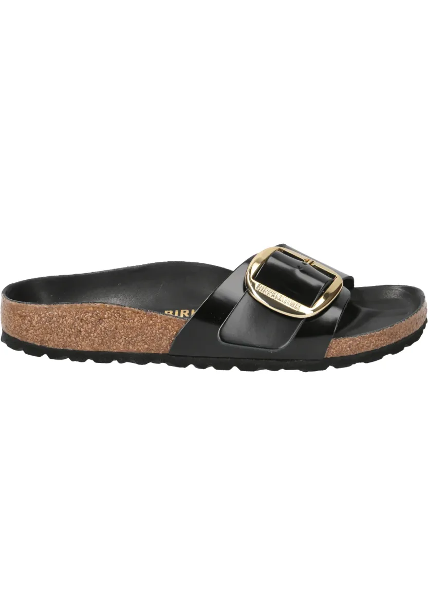 MADRID BB LENA HIGH SHINE BLACK HEXS - NARROW - Riemensandalette - schwarz