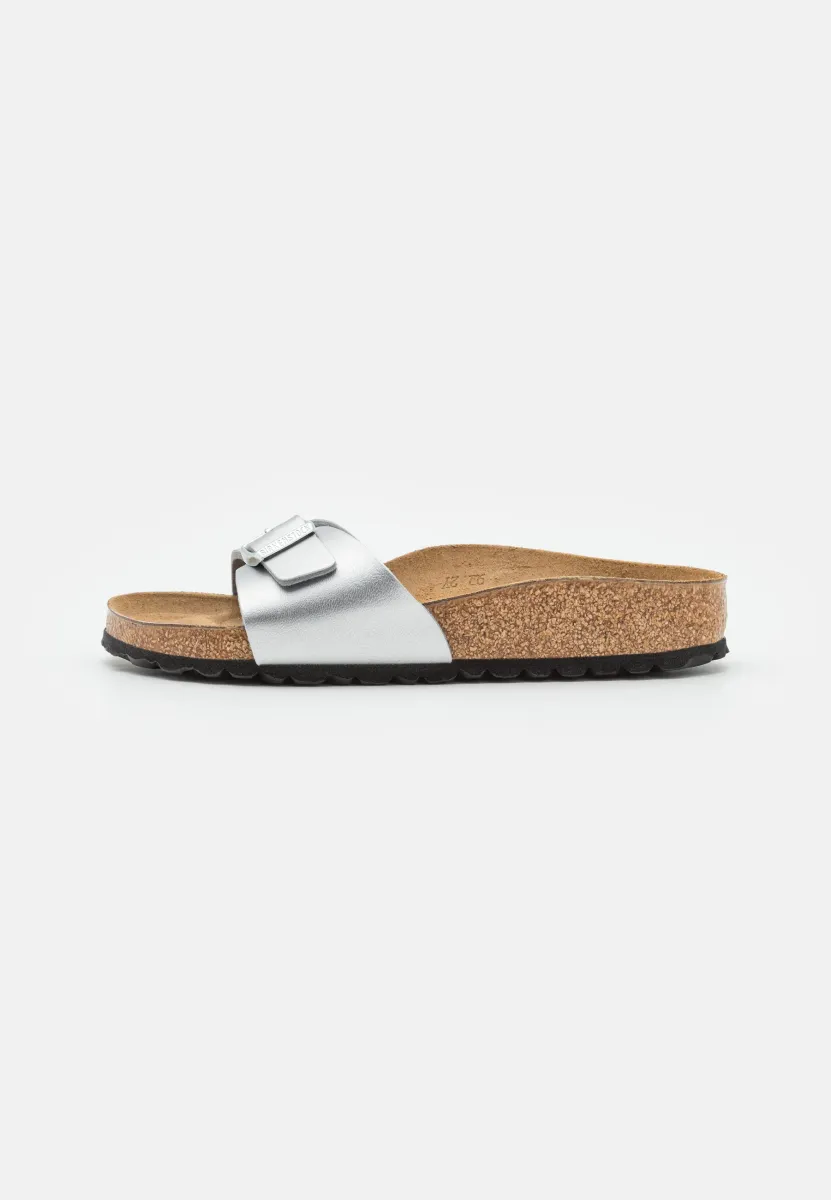 MADRID NARROW - Riemensandalette - silver