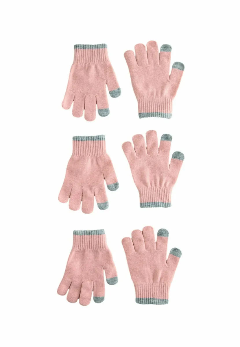 MAGIC 3 PACK - REGULAR FIT - Fingerhandschuh - pink