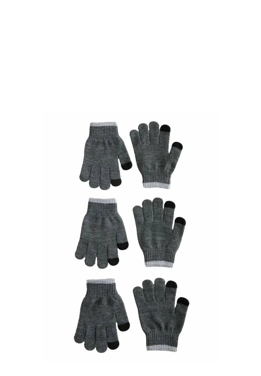 MAGIC 3 PACKS - Fingerhandschuh - charcoal grey