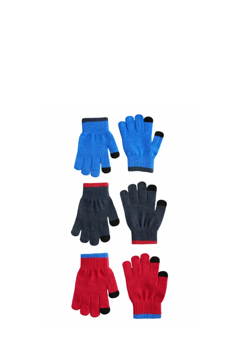 MAGIC 3 PACKS - Fingerhandschuh - red/blue