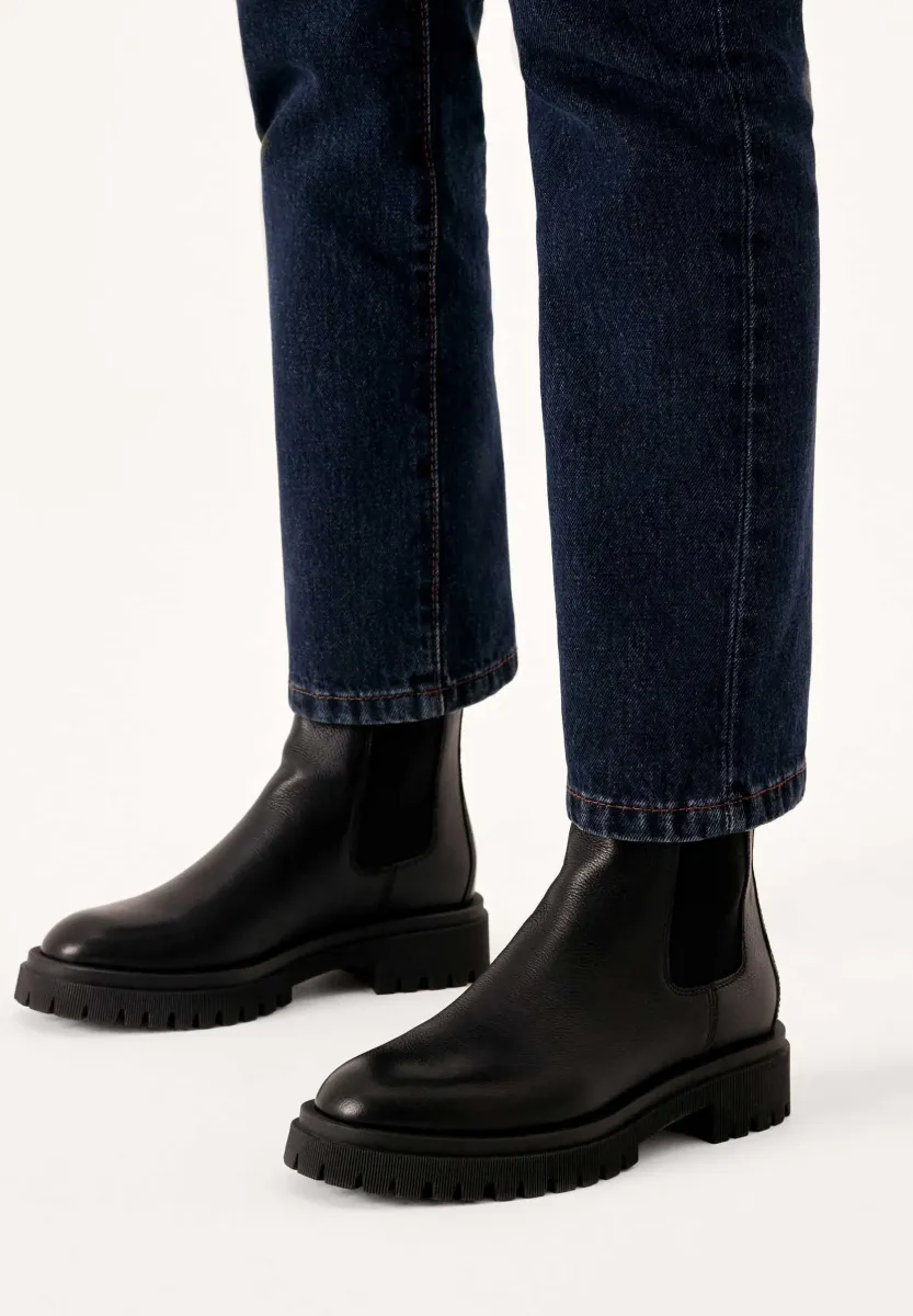 MAILLE - Plateaustiefelette - black