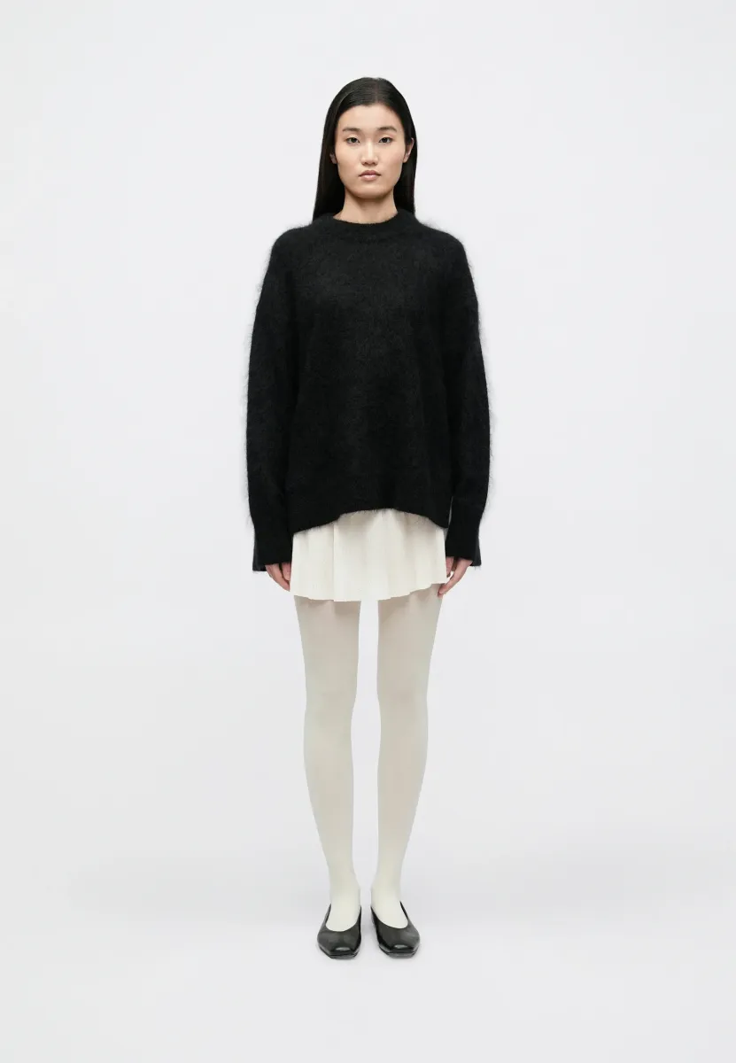 MAJA SWEATER - Strickpullover - black