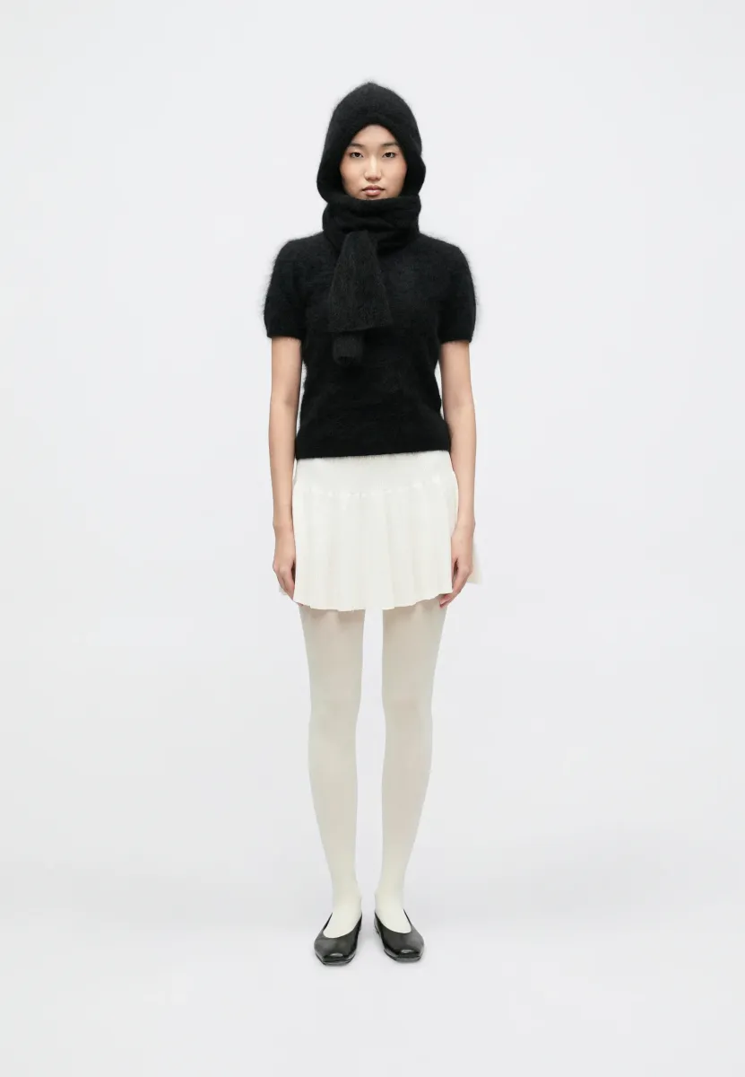 MAJA TEE - Strickpullover - black