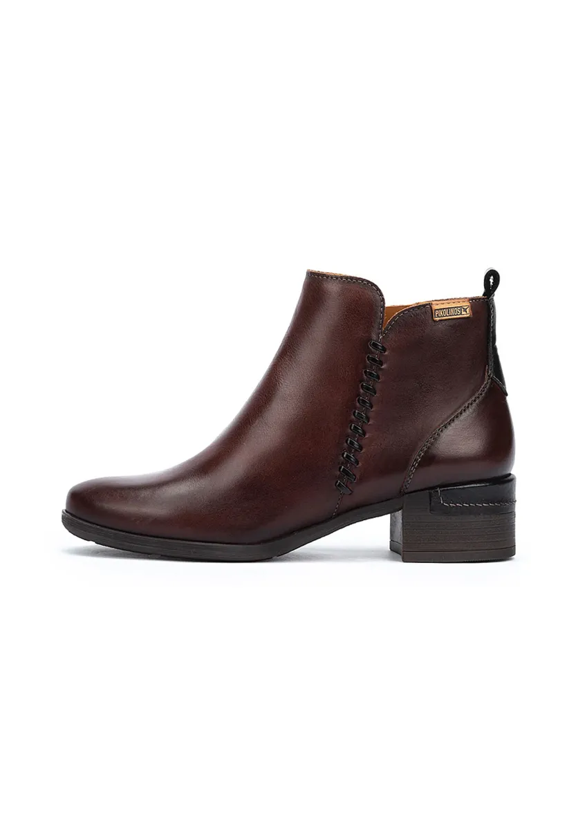 MALAGA - Ankle Boot - caoba