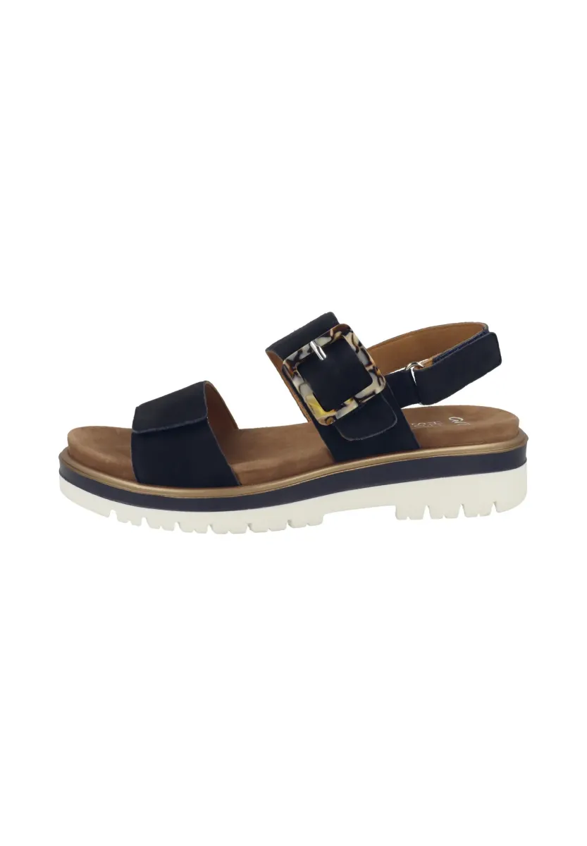 MALAGA - Keilsandalette - blue