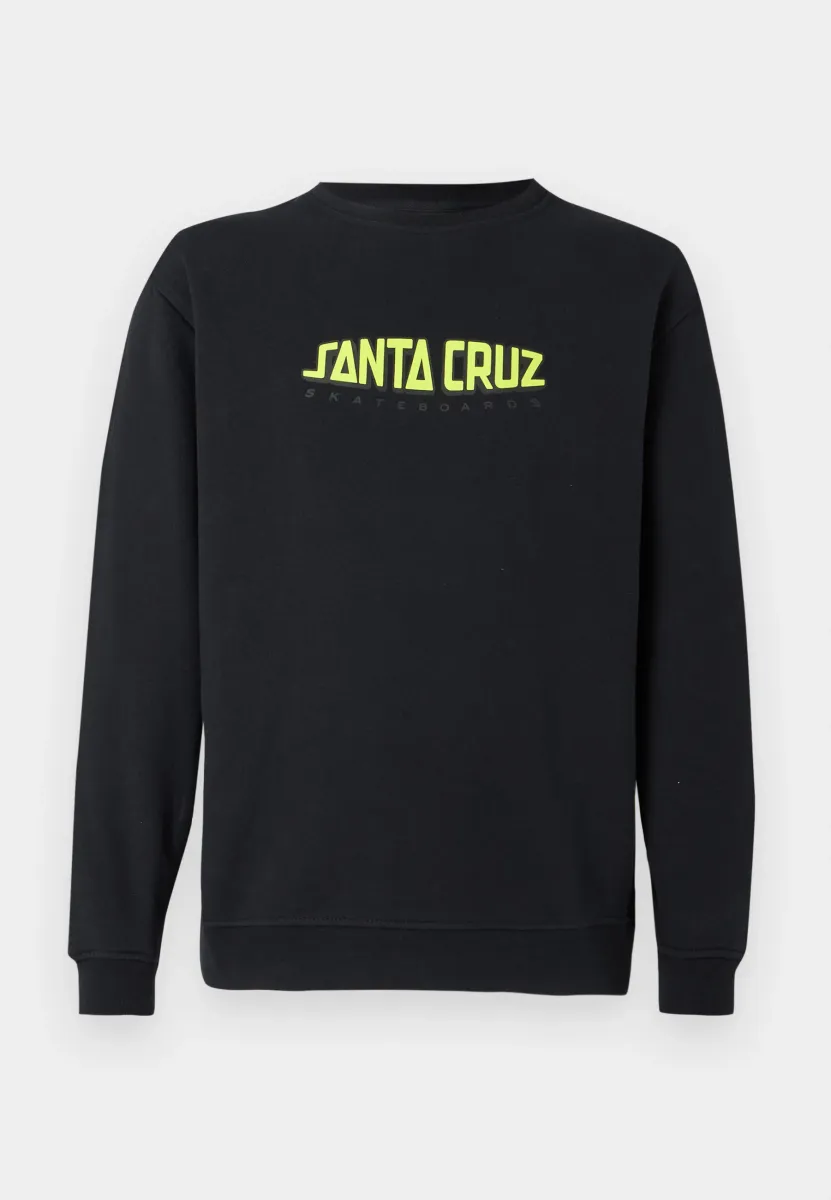 MALBA CRASH DOT CREW UNISEX - Sweatshirt - black