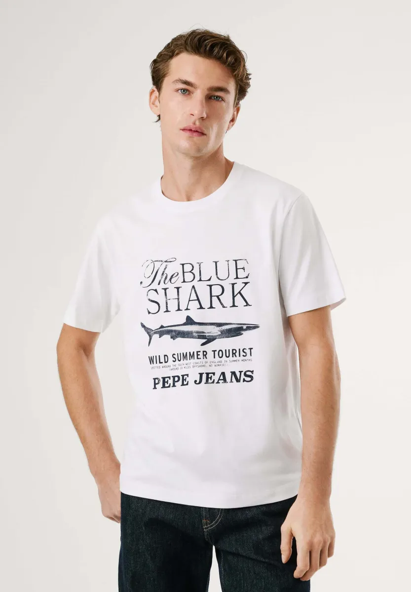 MALI TEE - T-Shirt print - white