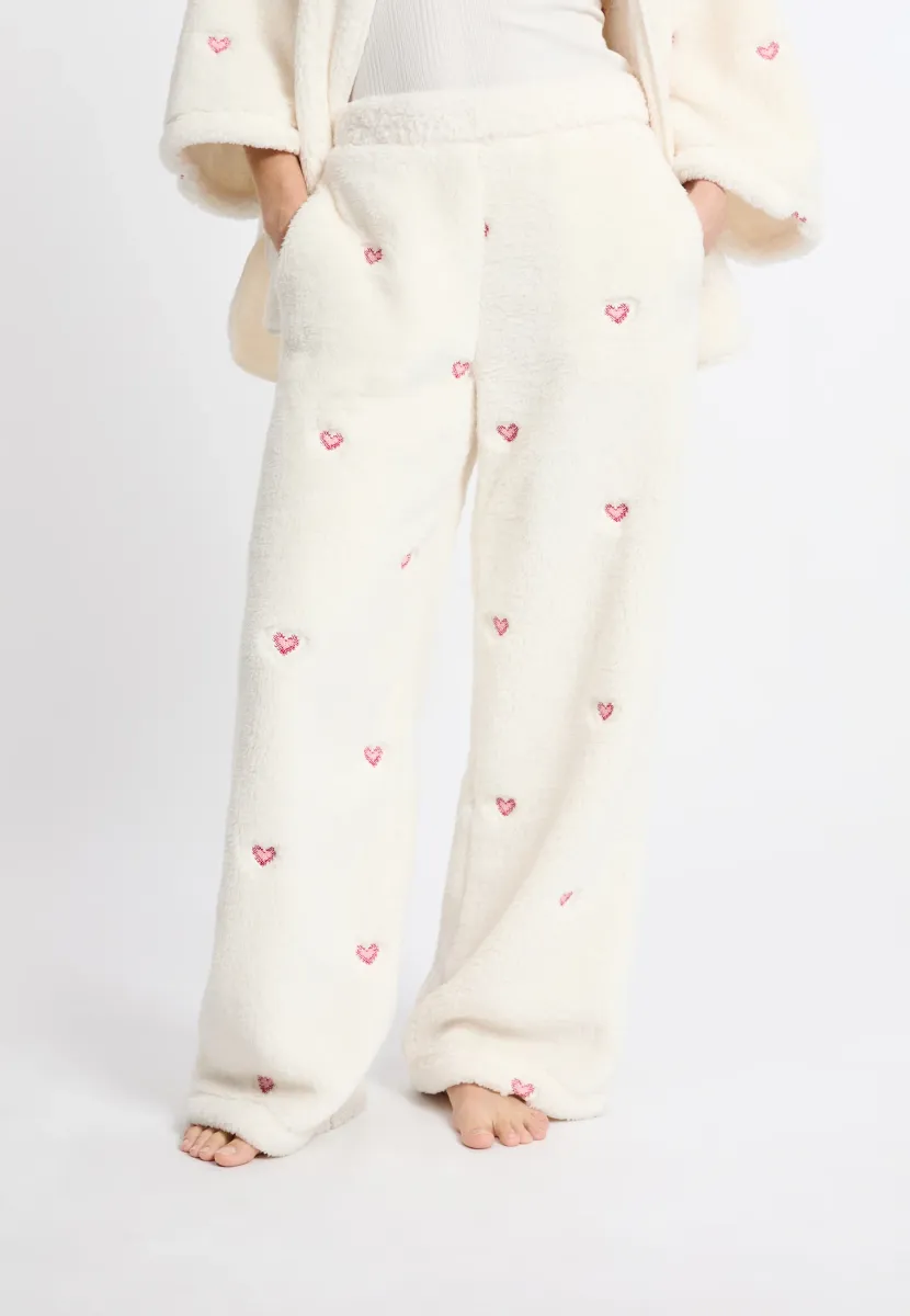 MALIA - Nachtwäsche Hose - off-white