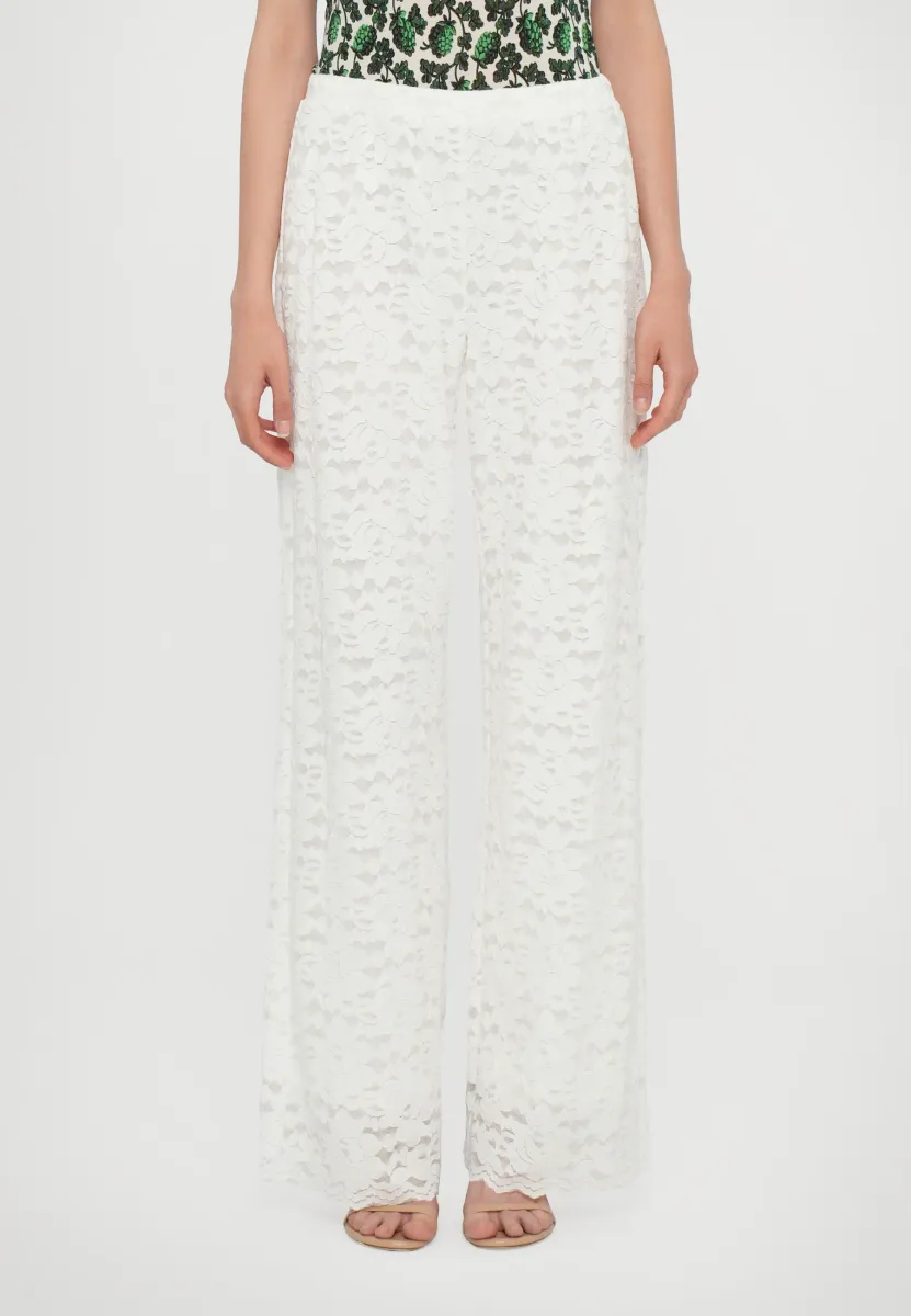 MALIA  - Stoffhose - white