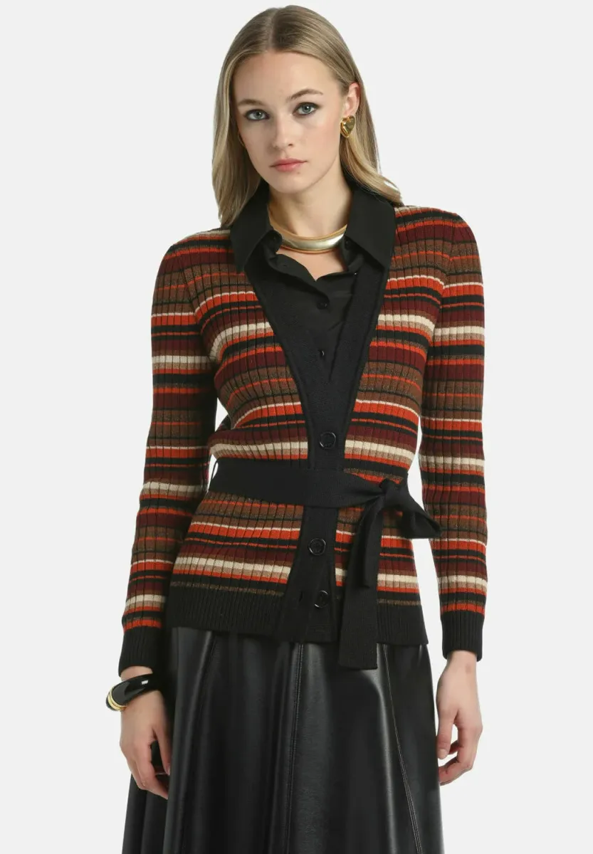 MALIZIA - Strickjacke - nero bruciati