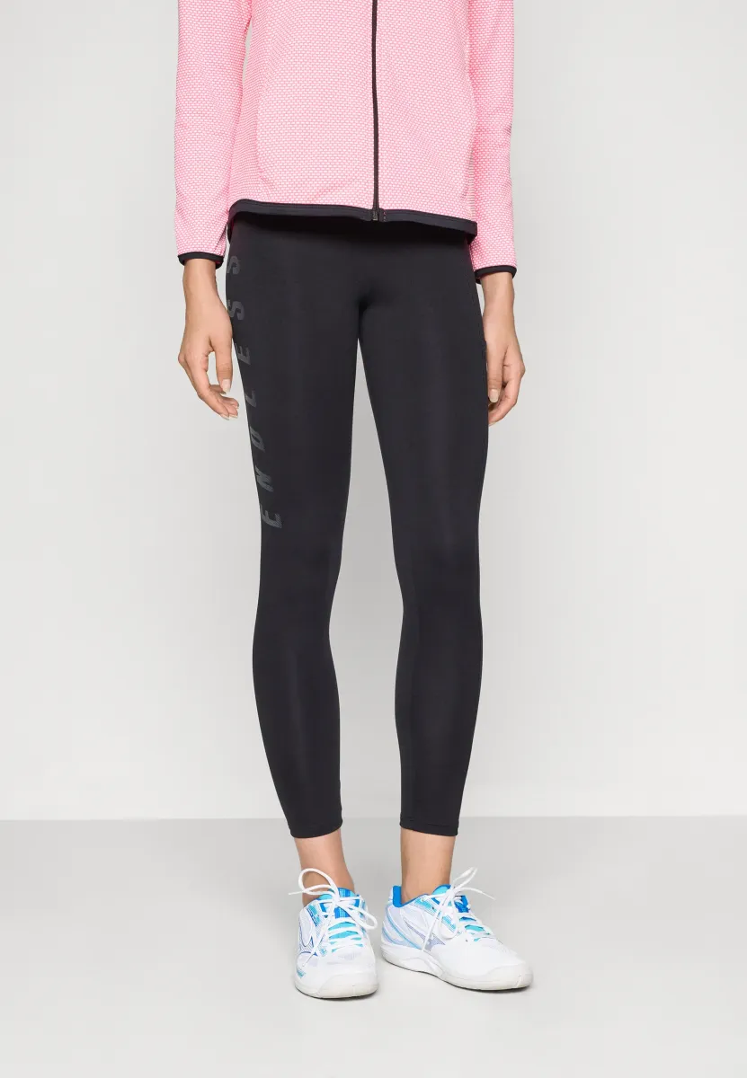 MALLAS CROSS POCKET - Tights - black