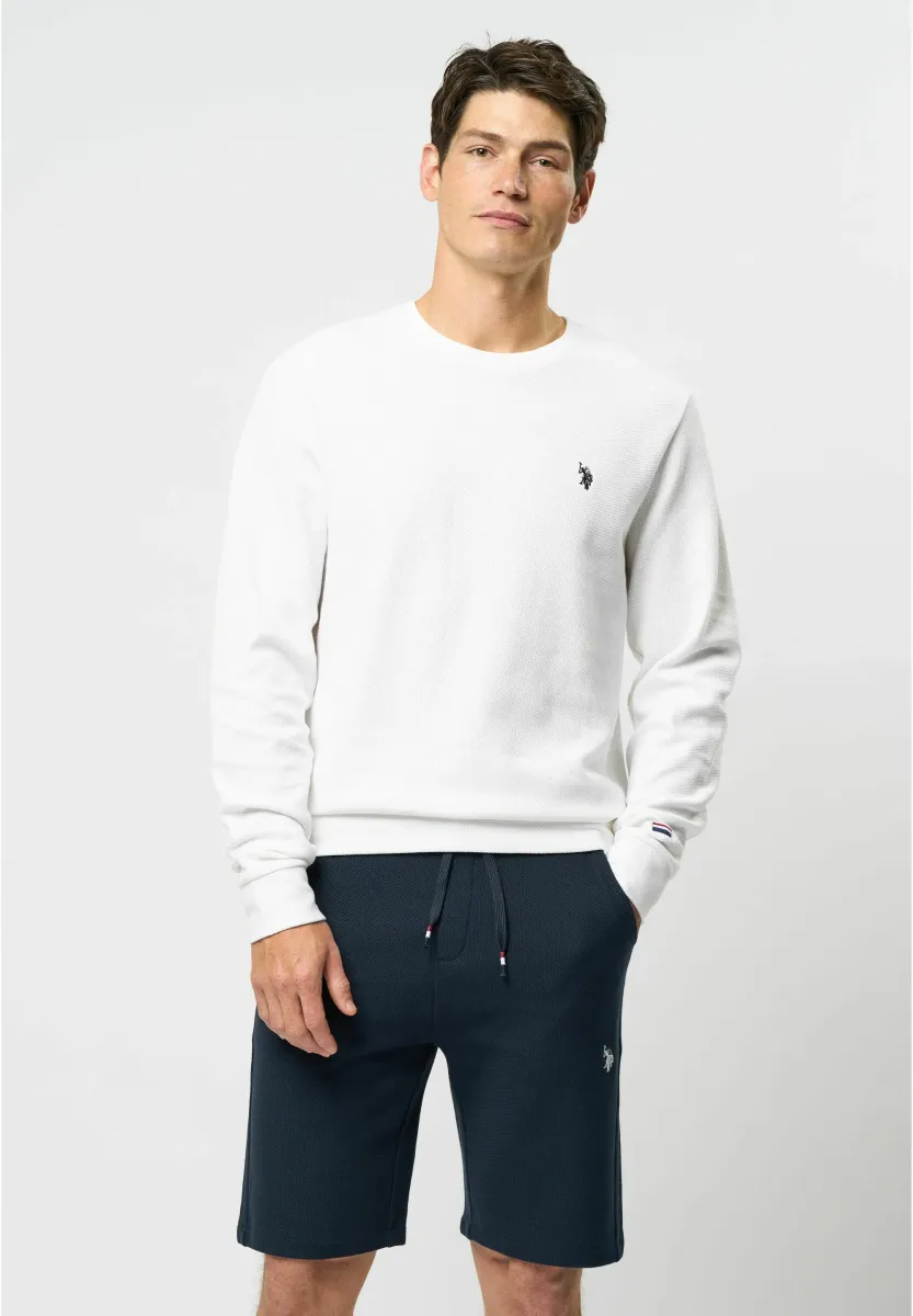MALO - Strickpullover - white