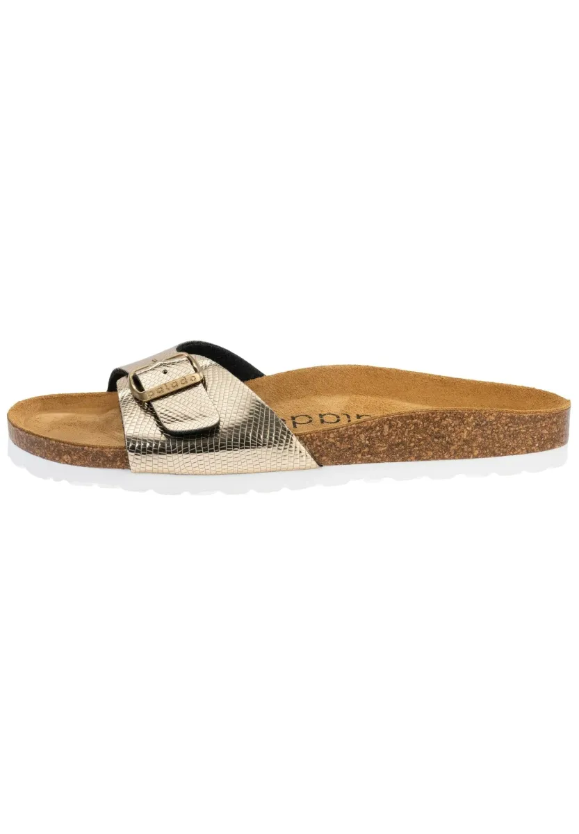 MALTA - Pantolette flach - gold