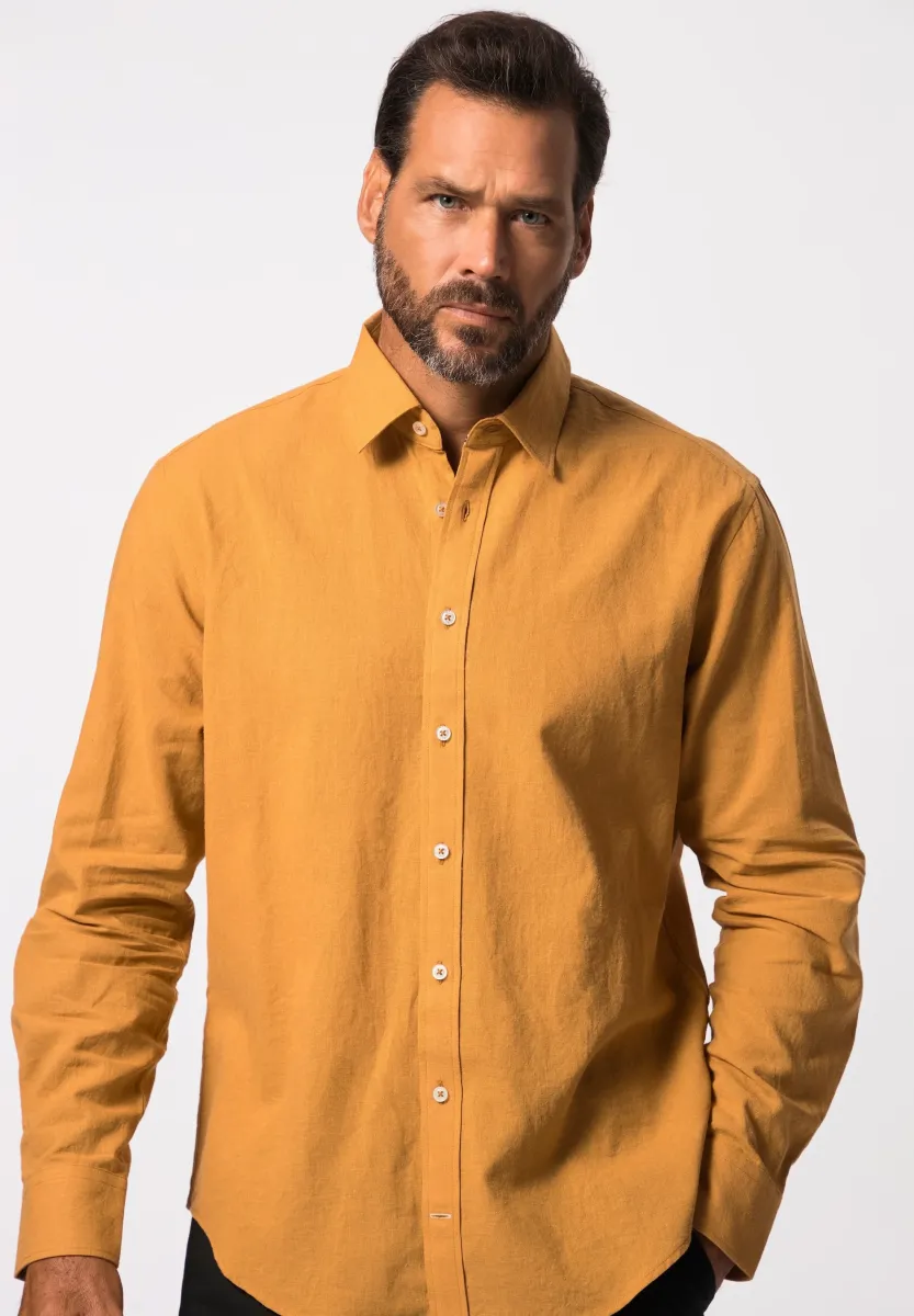 MANCHES LONGUES ET COL KENT COUPE MODERN FIT - Hemd - orange