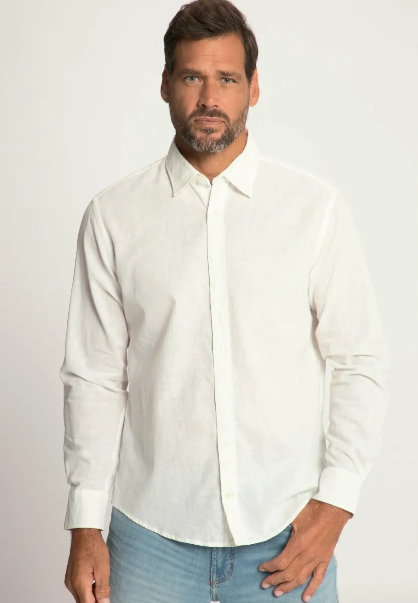 MANCHES LONGUES ET COL KENT COUPE MODERN FIT - Hemd - white