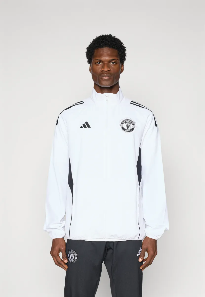 MANCHESTER UNITED 25/26 COMPETITION PRESENTATION JACKET - Trainingsjacke - white/aurora plum/black