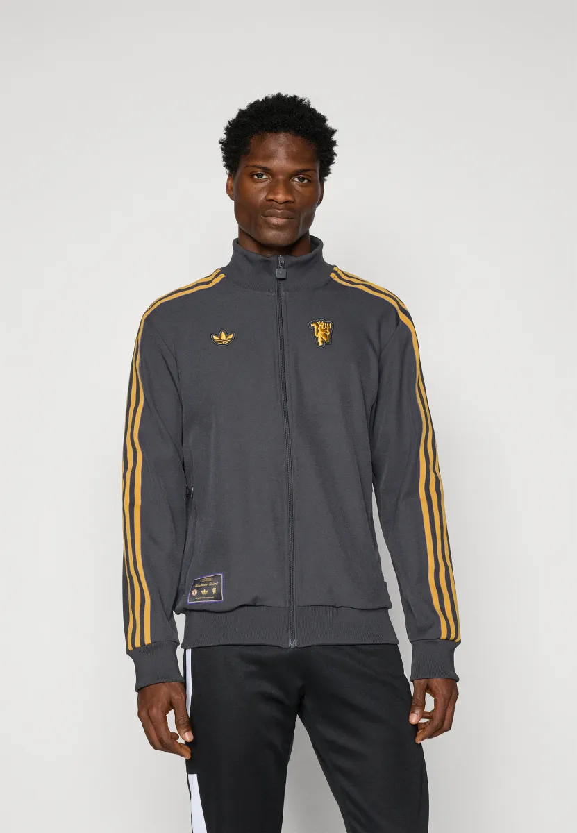 MANCHESTER UNITED ICON TRACK TOP - Sweatjacke - utility black