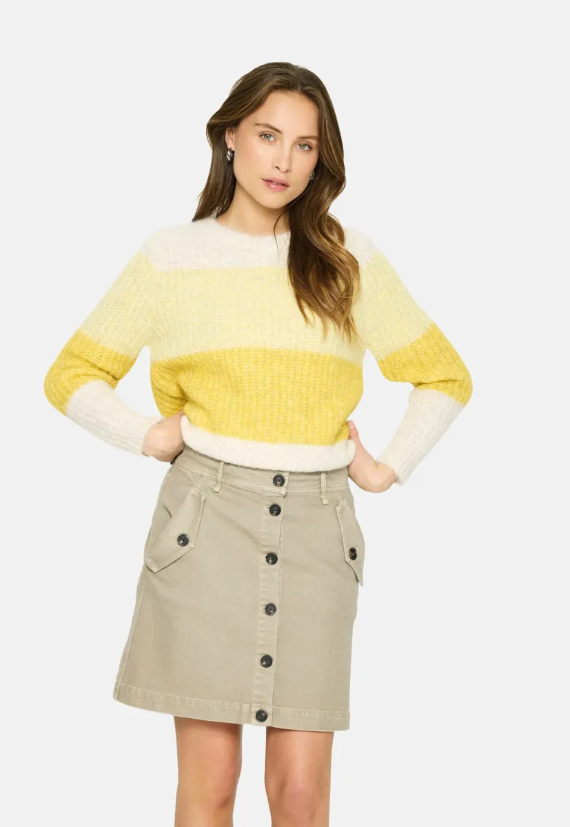 MANDYSZ  - Strickpullover - misted yellow melange