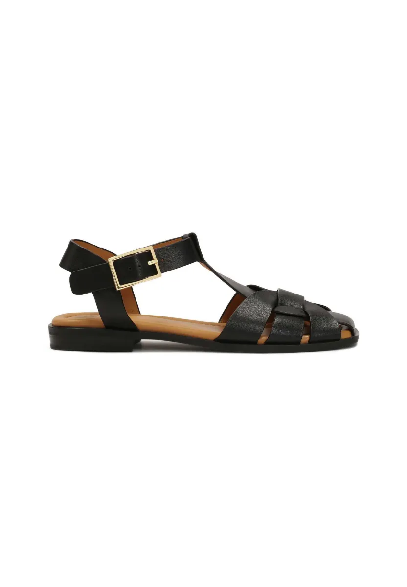 MANORI - Riemensandalette - black