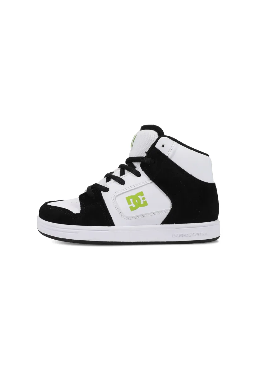 MANTECA - Sneaker high - black white lime
