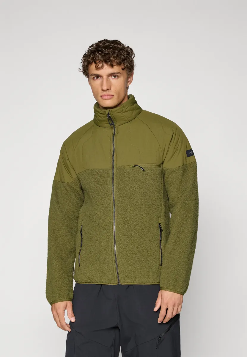 MANTON - Fleecejacke - olive