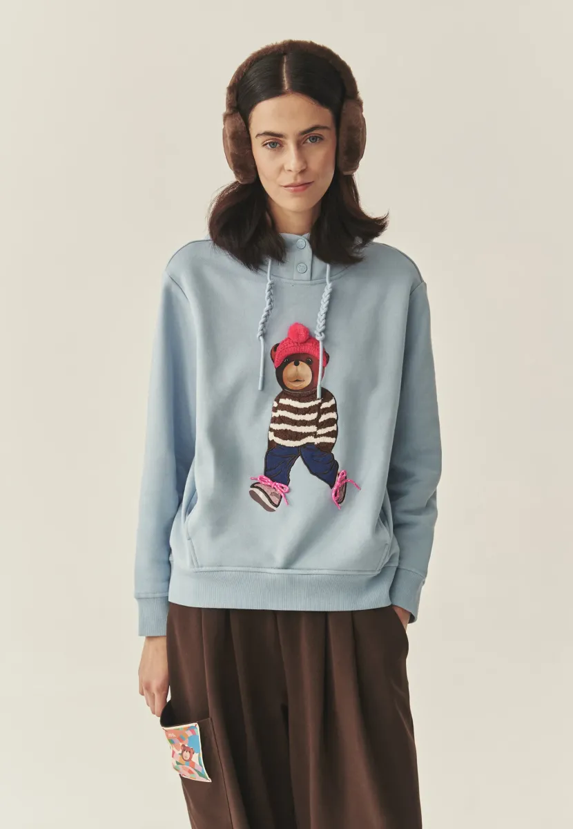 MAORO - Kapuzenpullover - blue