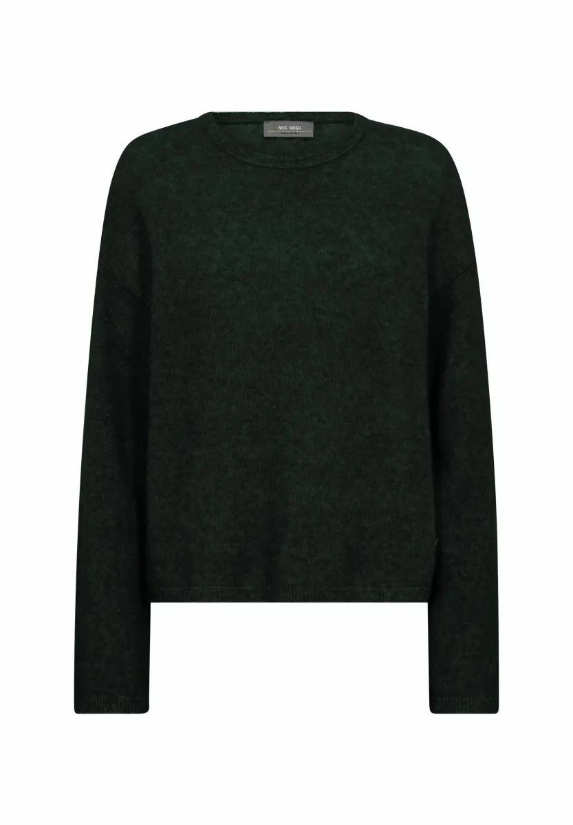 MAPE O NECK - Strickpullover - scarab