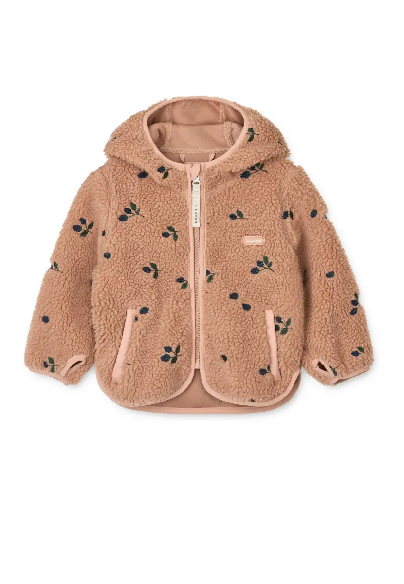 MARA PILE JACKET WITH EARS UNISEX - Winterjacke - pink