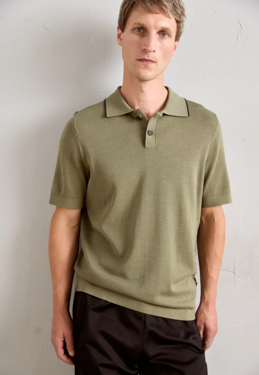 MARC O’POLO X DFB TRAVEL COLLECTION POLO - Poloshirt - avery fern
