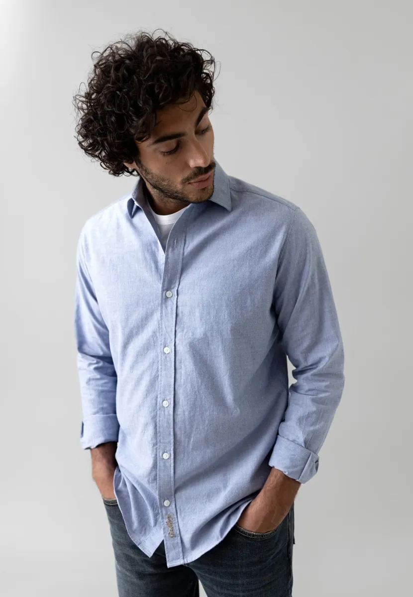 MARCO OXFORD - Hemd - light blue