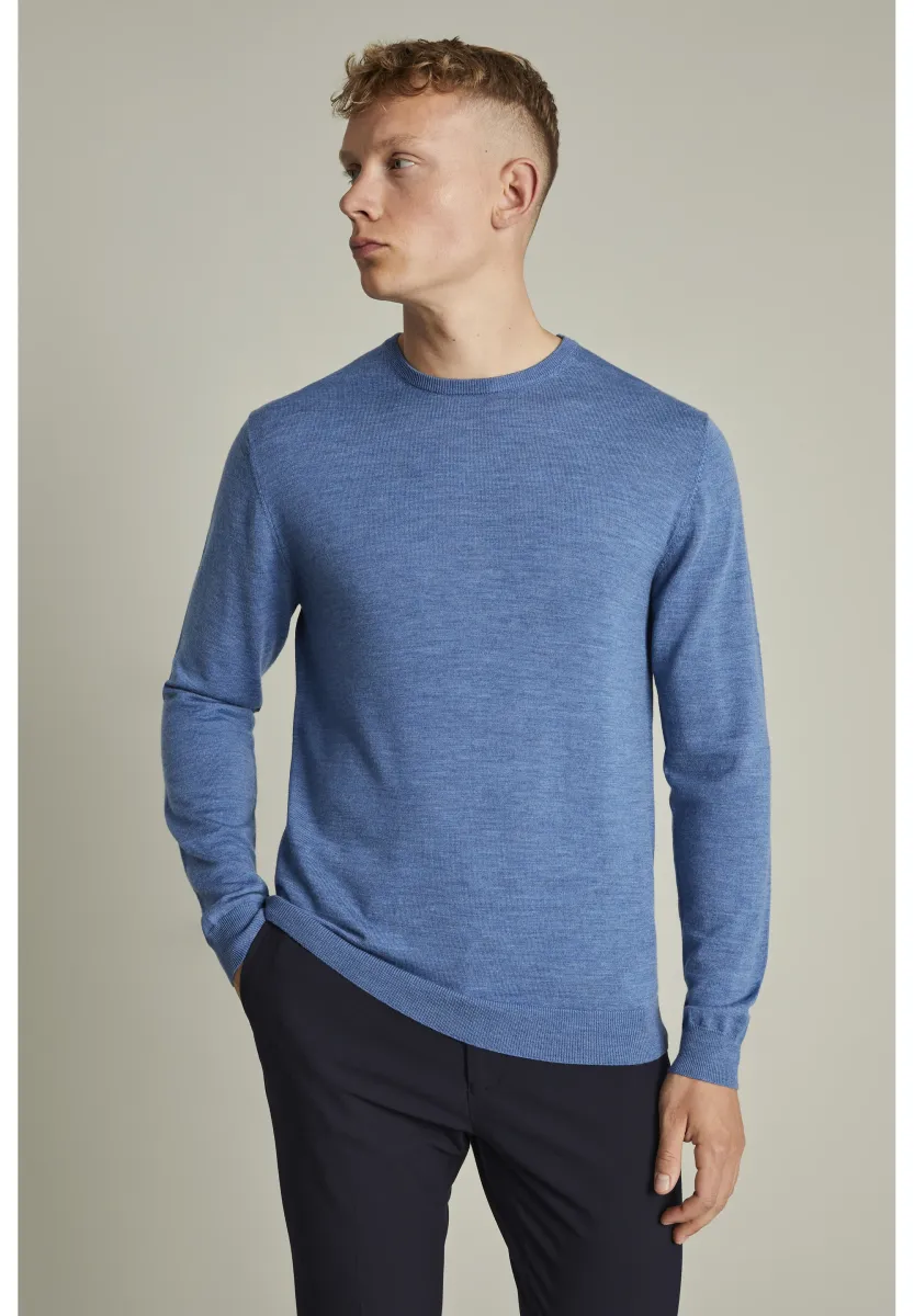MARGRATE - Strickpullover - dust blue melange