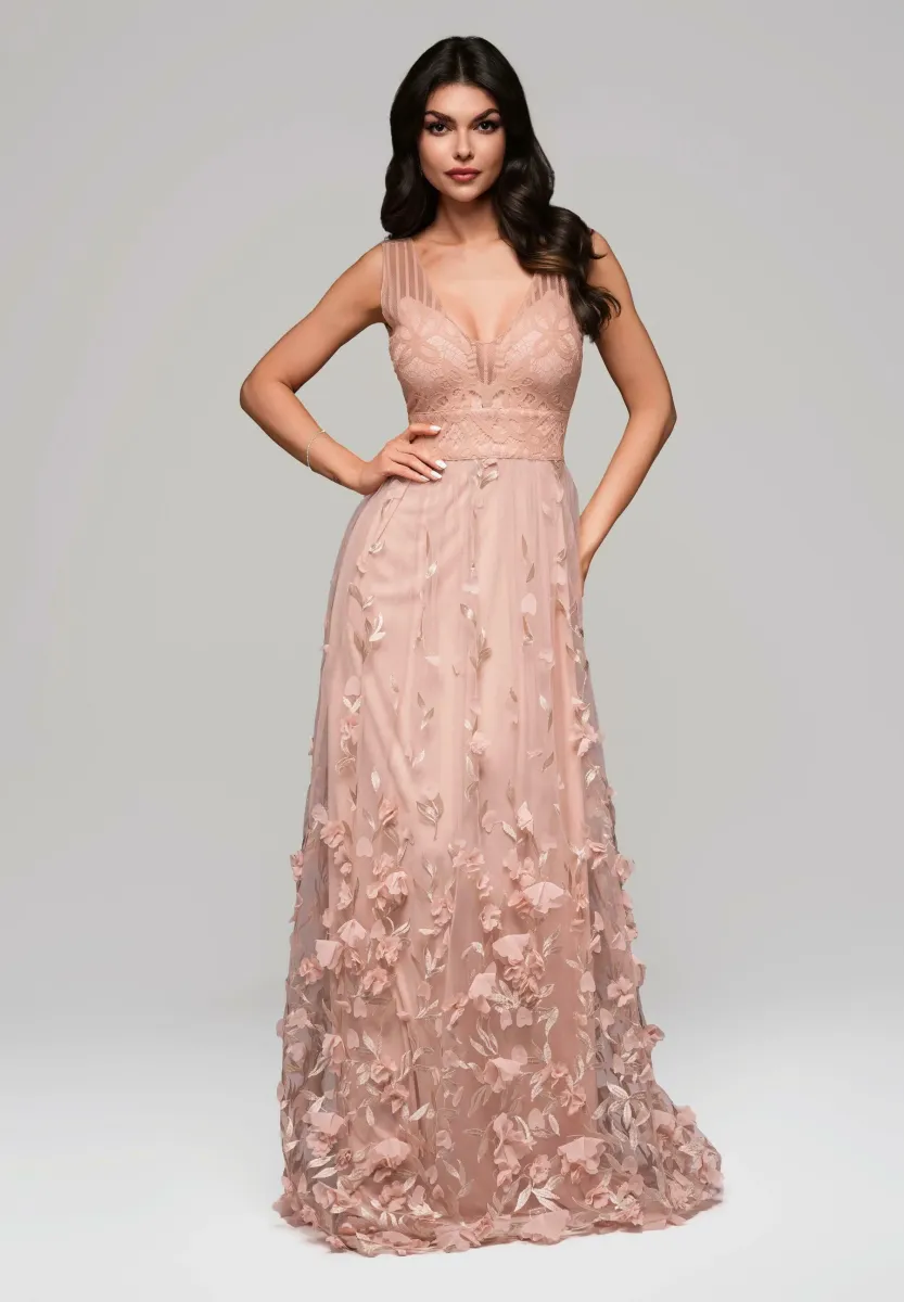 MARINA - Ballkleid - beige