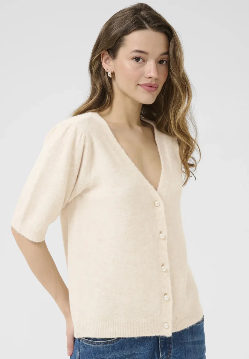 MARINA - Strickjacke - sandshell cc