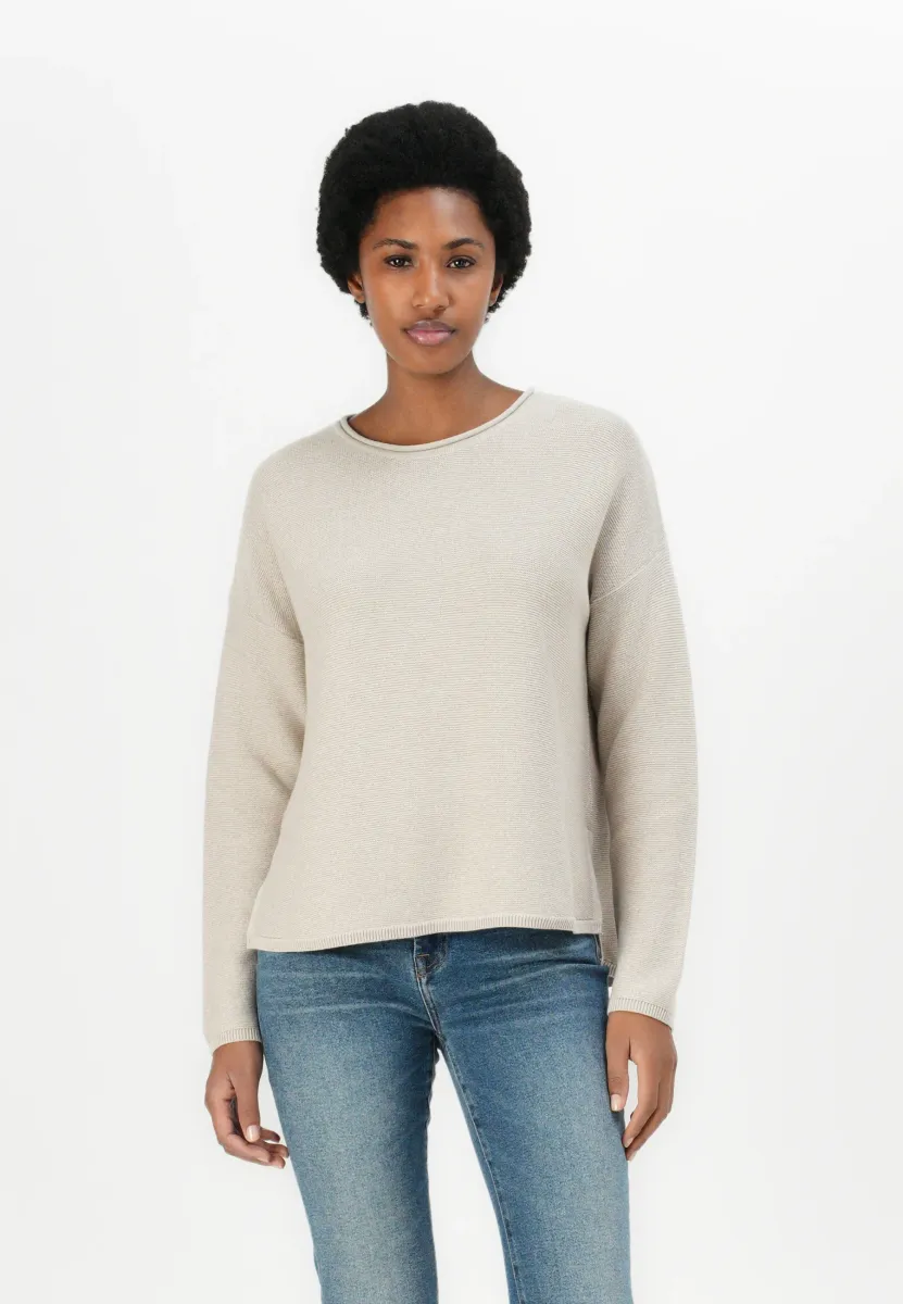 MARINE JUMPER - Strickpullover - light sand