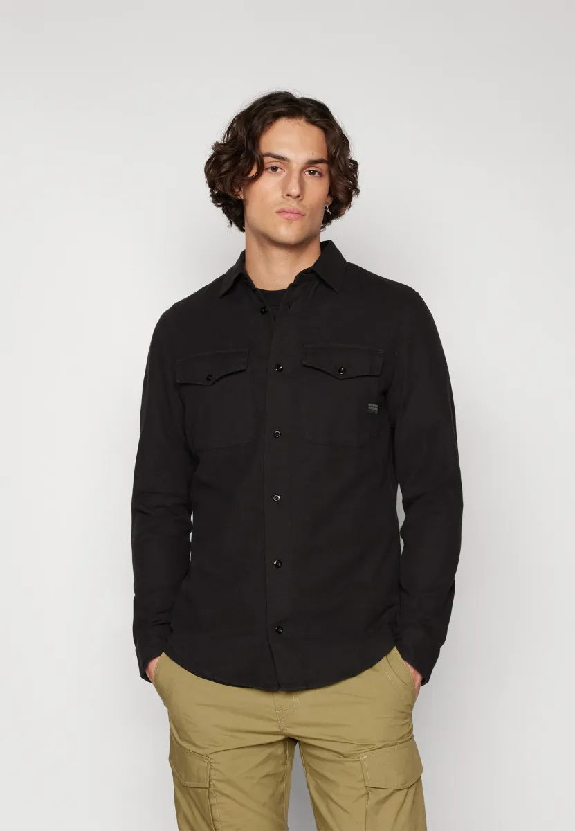 MARINE SLIM - Hemd - black