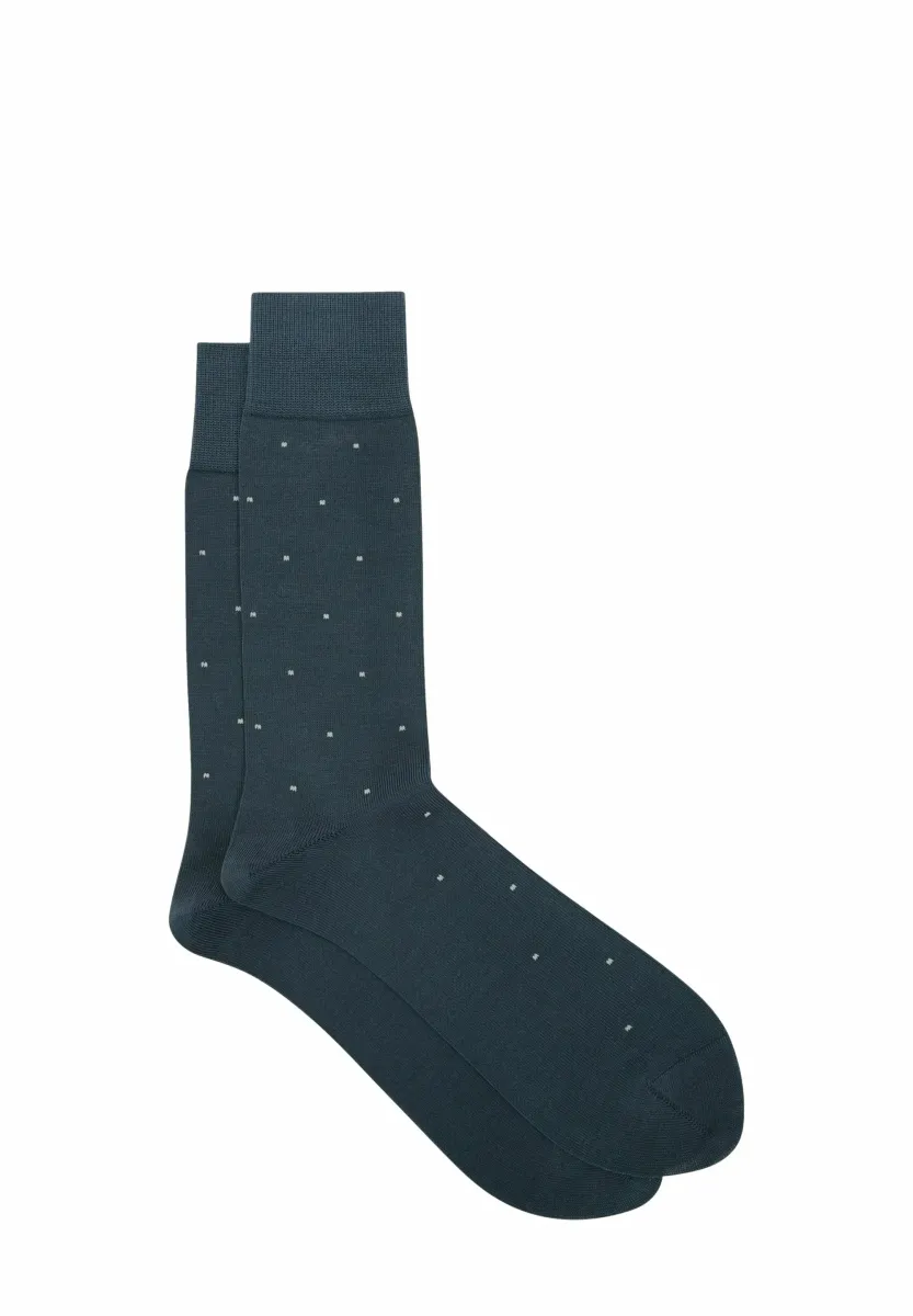 MARIO SPOT POLKA DOT - Socken - airforce blue