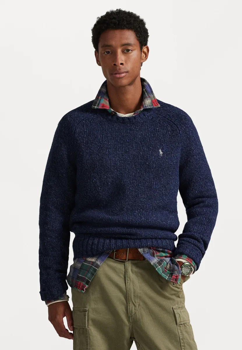 MARLED WOOL-BLEND SWEATER
 - Strickpullover - ancient navy marl