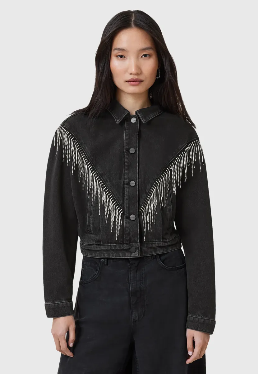MARLENE  - Jeansjacke - black