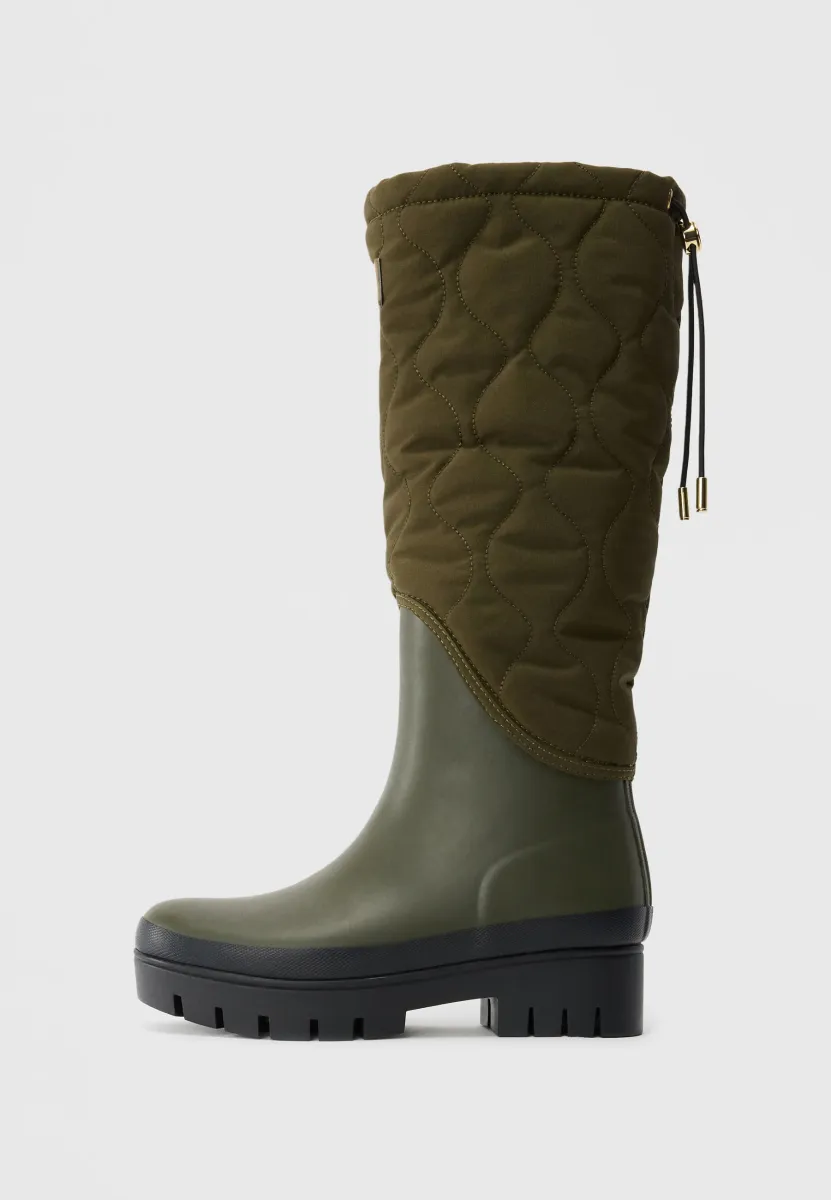 MARNIE - Stiefel - olive/black