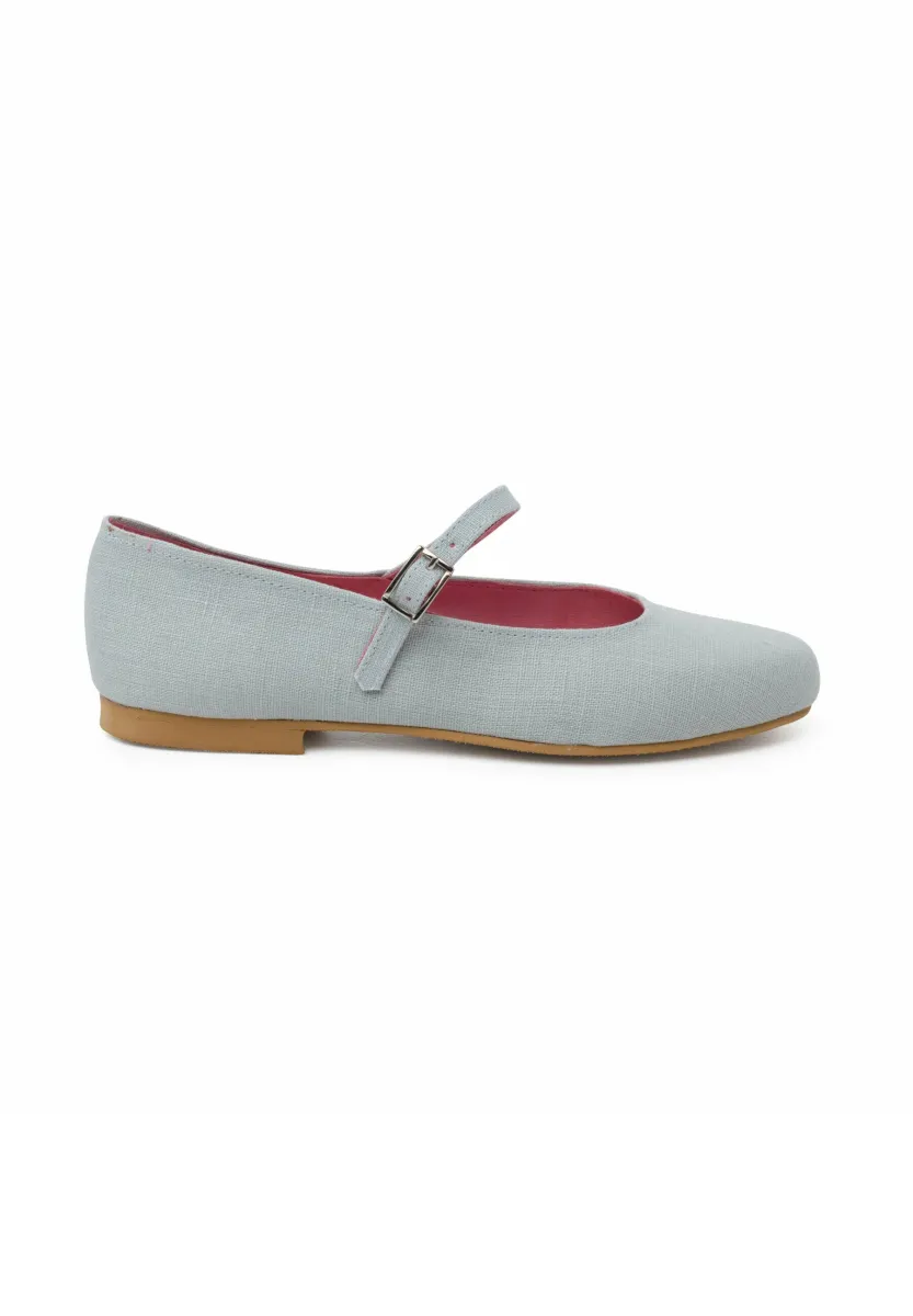 MARY JANES - Riemchenballerina - azul nube