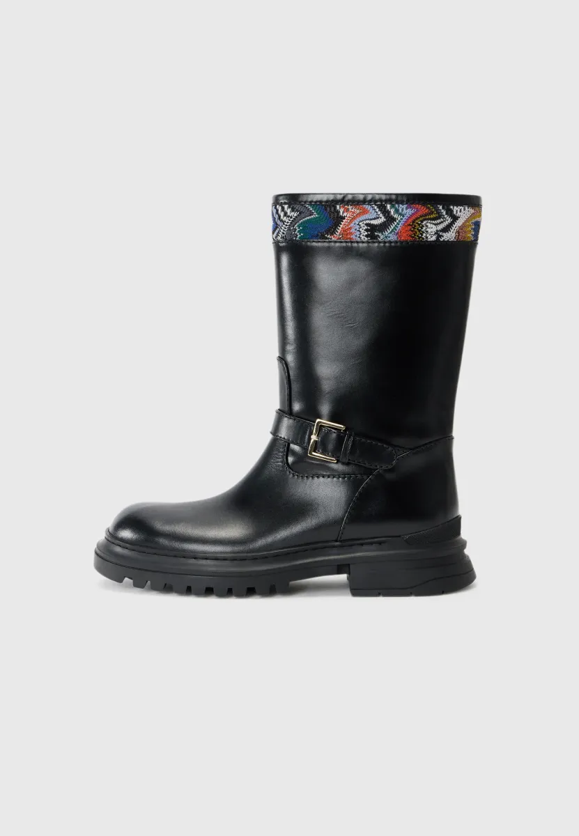 MARY - Stiefel - black/multi-coloured