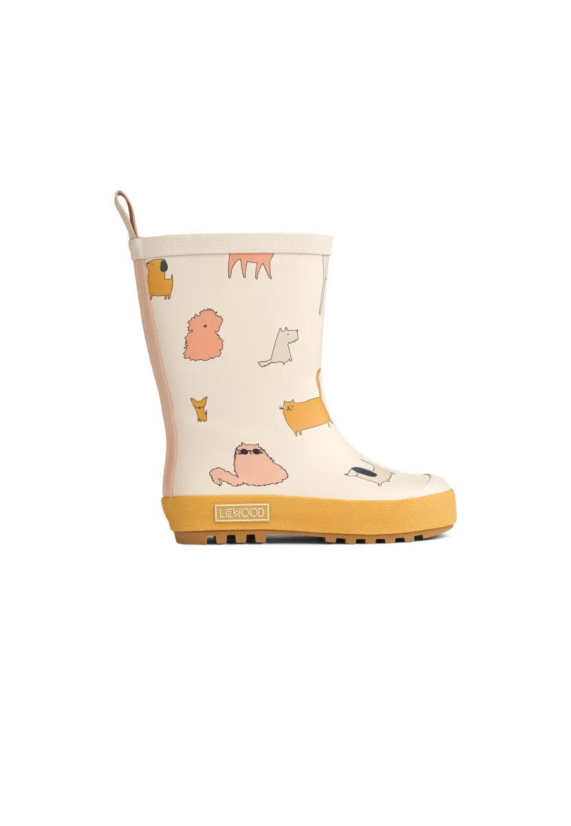 MASON THERMO RAINBOOT UNISEX - Gummistiefel - cats and dogs/sandy