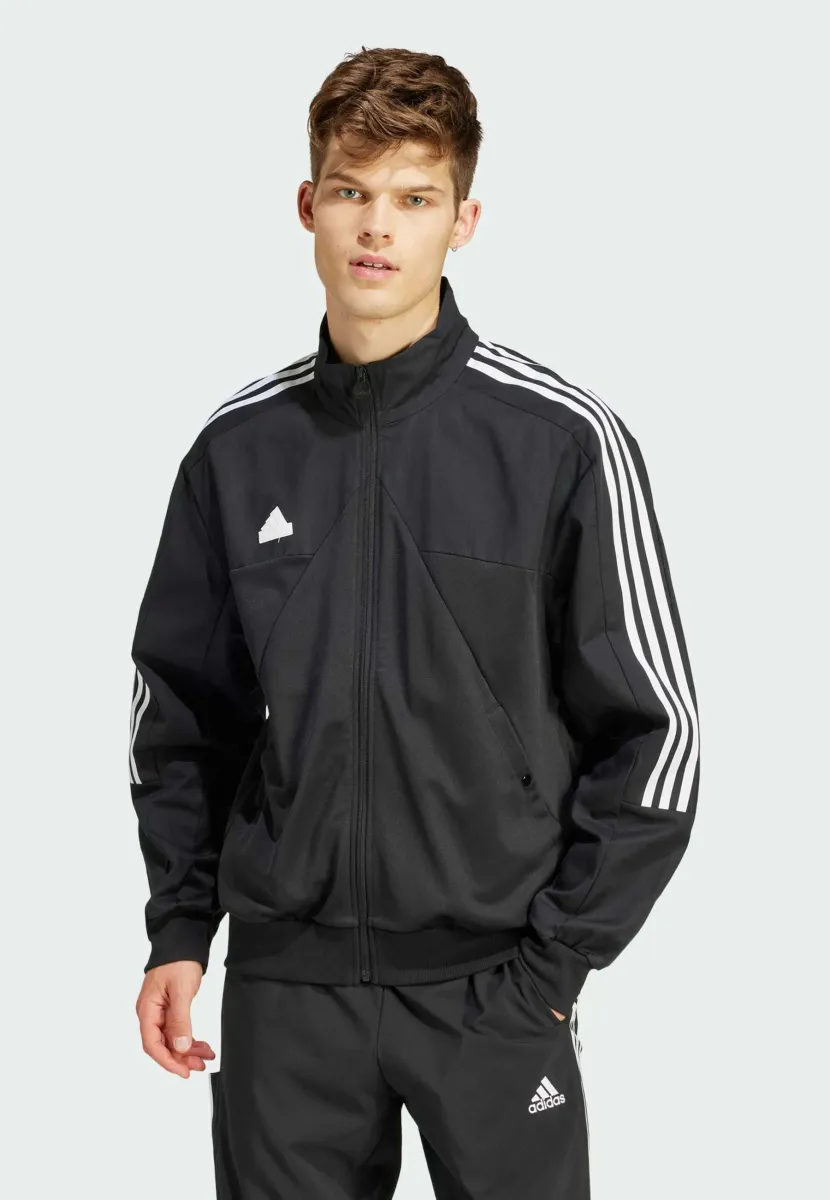 MATERIAL MIX TRACK - Trainingsjacke - black