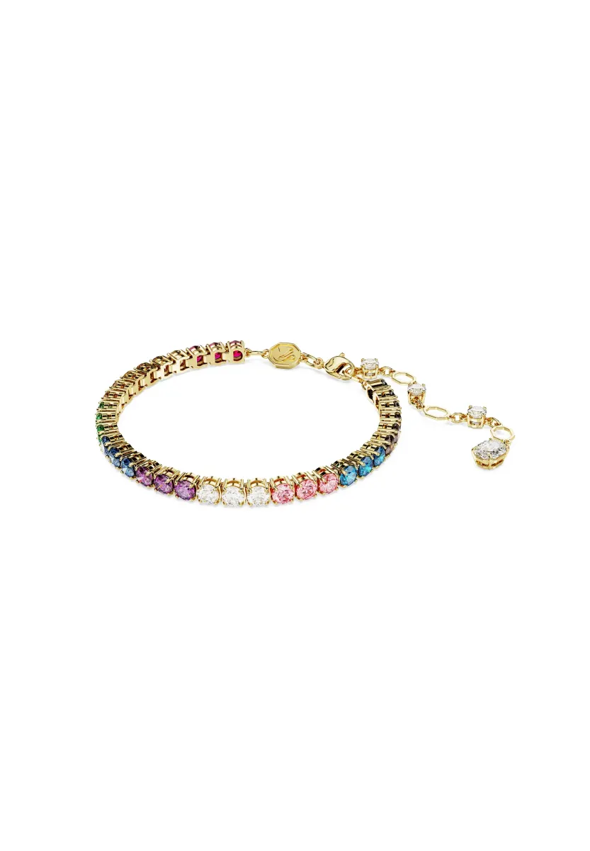 MATRIX TENNIS BRACELET ROUND CUT - Armband - multi-coloured