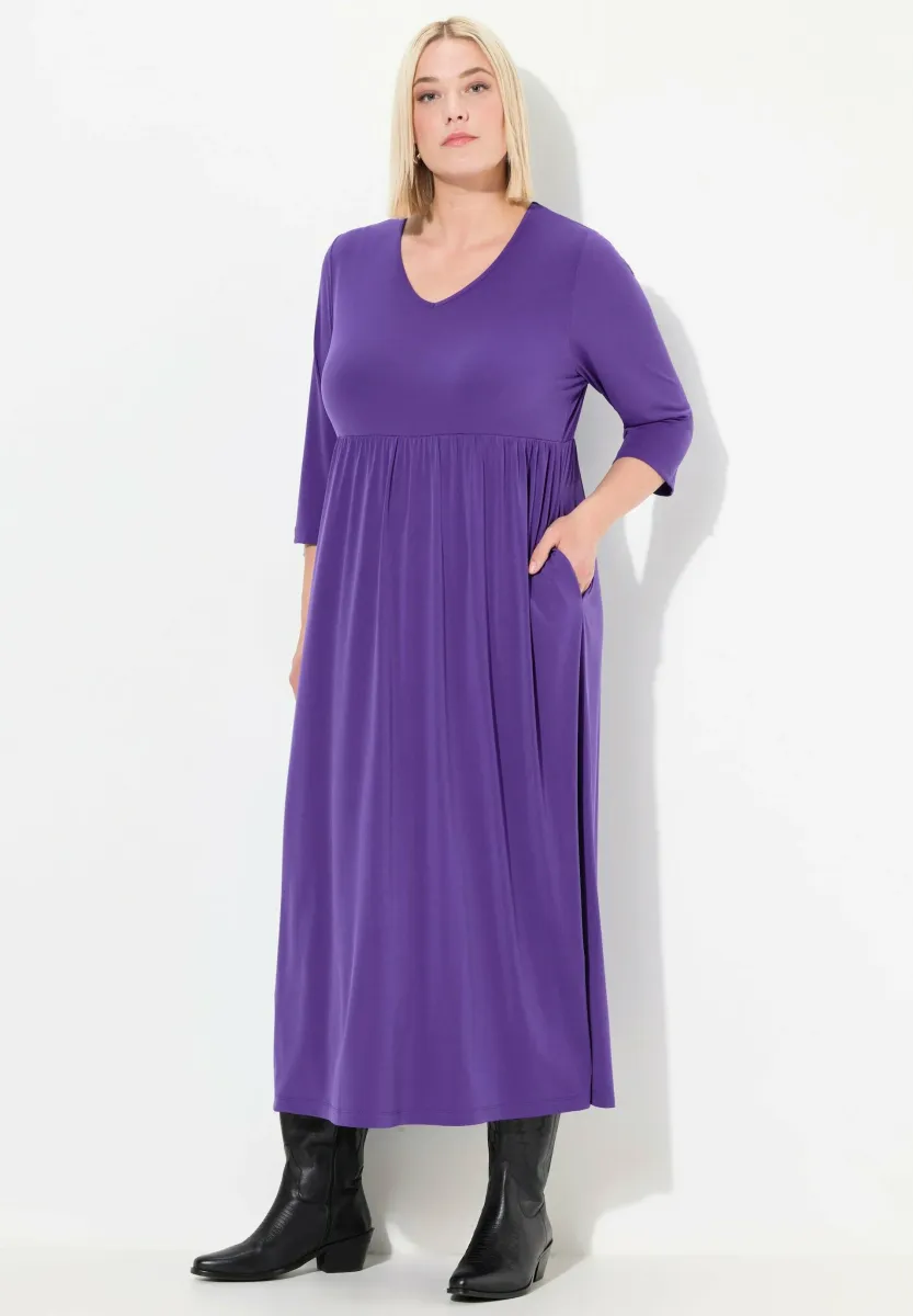 MATTE EMPIRE CLASSIC A-LINE - Maxikleid - dark sapphire